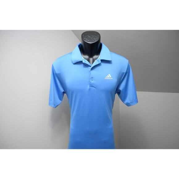 adidas Other - Adidas Golf Polo ClimaCool Striped Short Sleeve Athletic Golf Shirt Mens Small